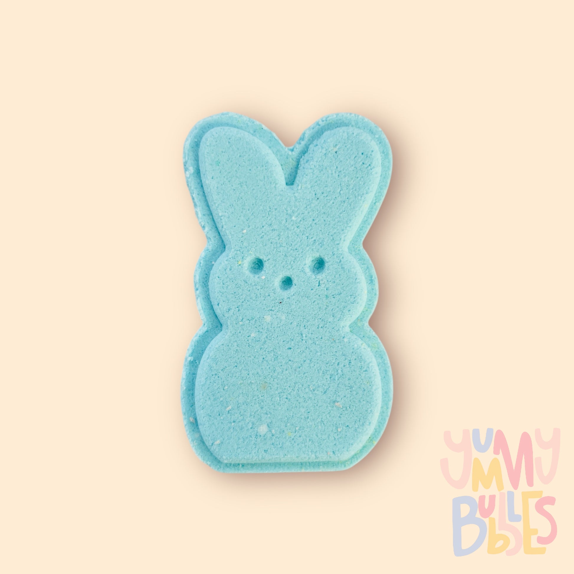 Pastel blue peep shaped bath bomb