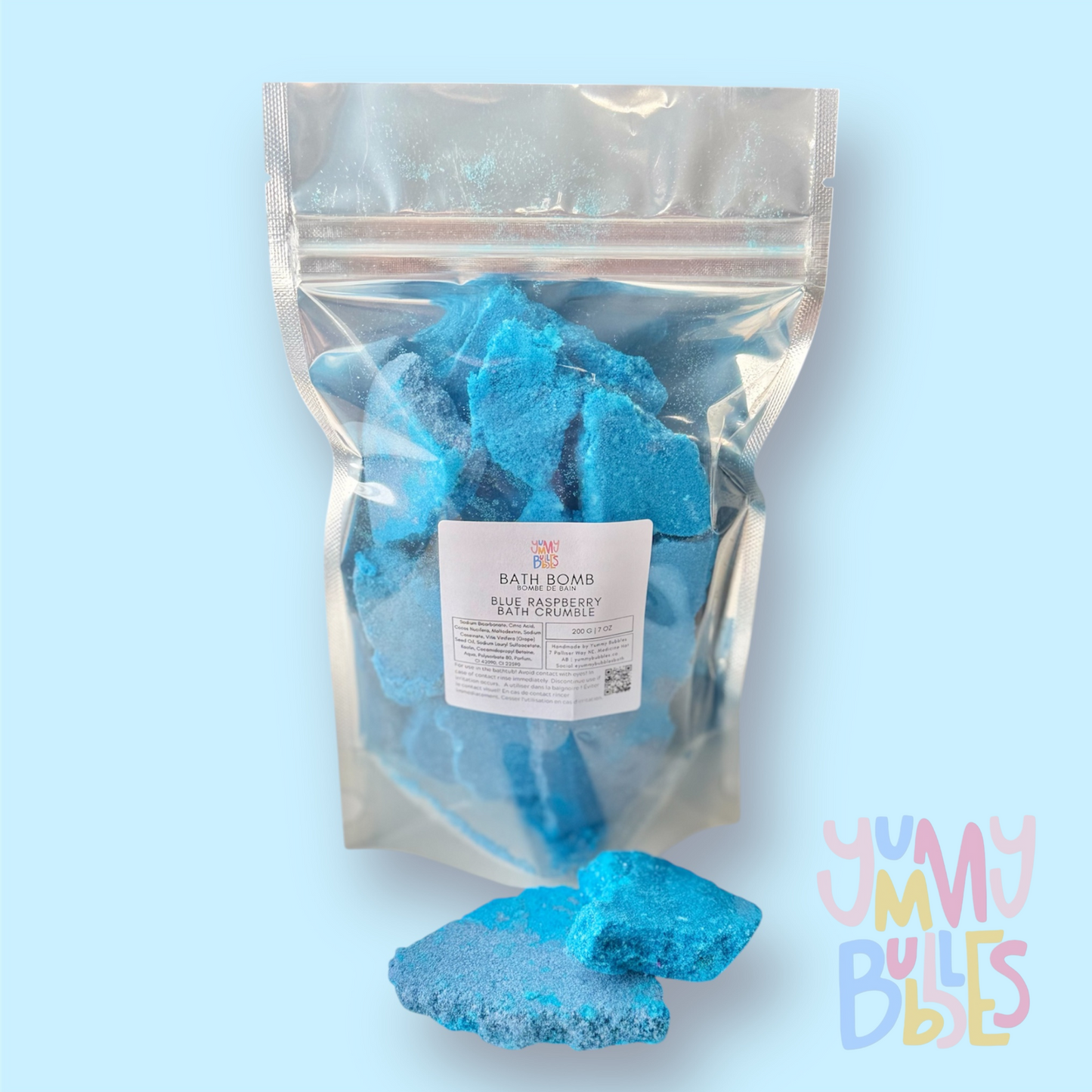 Bath Crumble - Blue Raspberry - 200 g