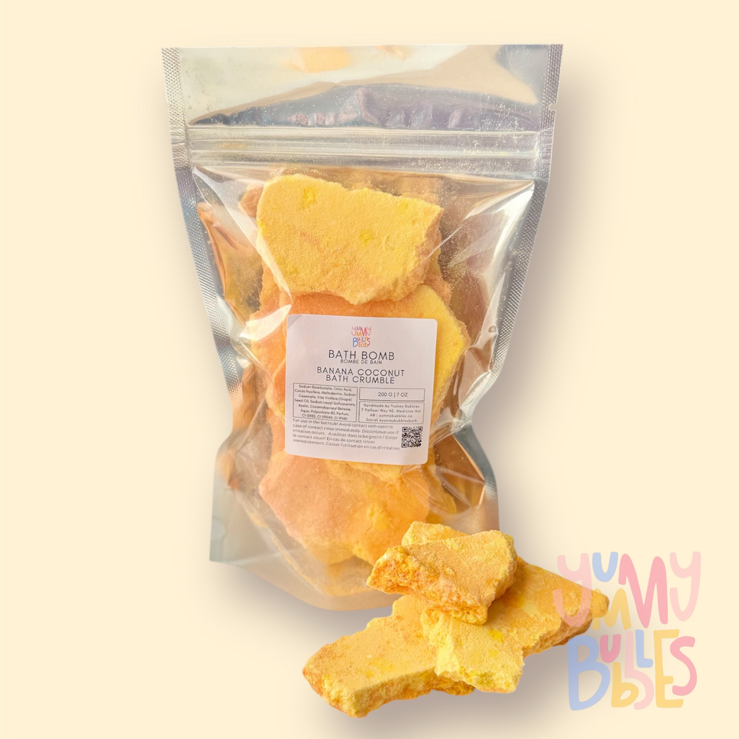 Bath Crumble - Banana Coconut - 200 g