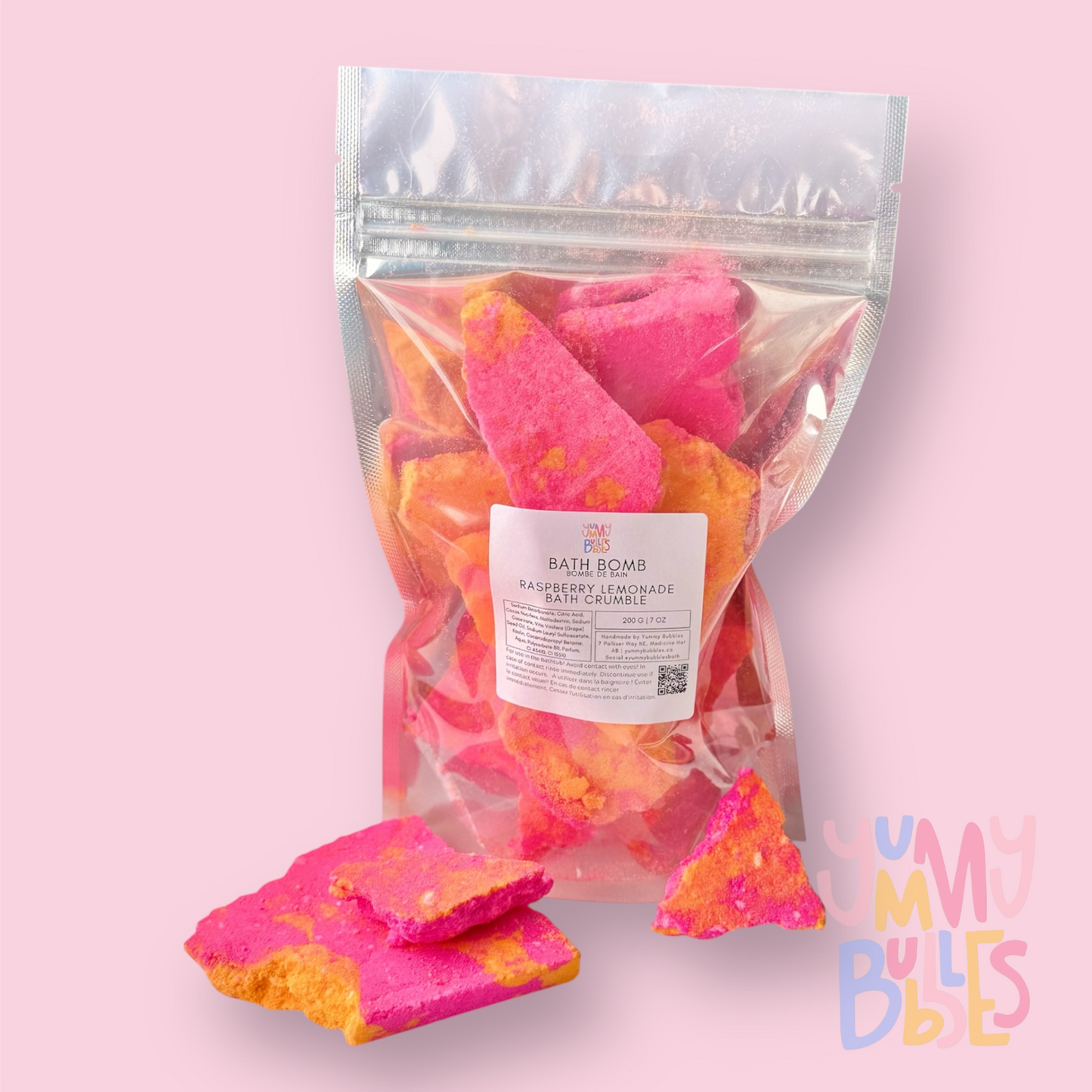 Bath Crumble - Pink Lemonade - 200 g