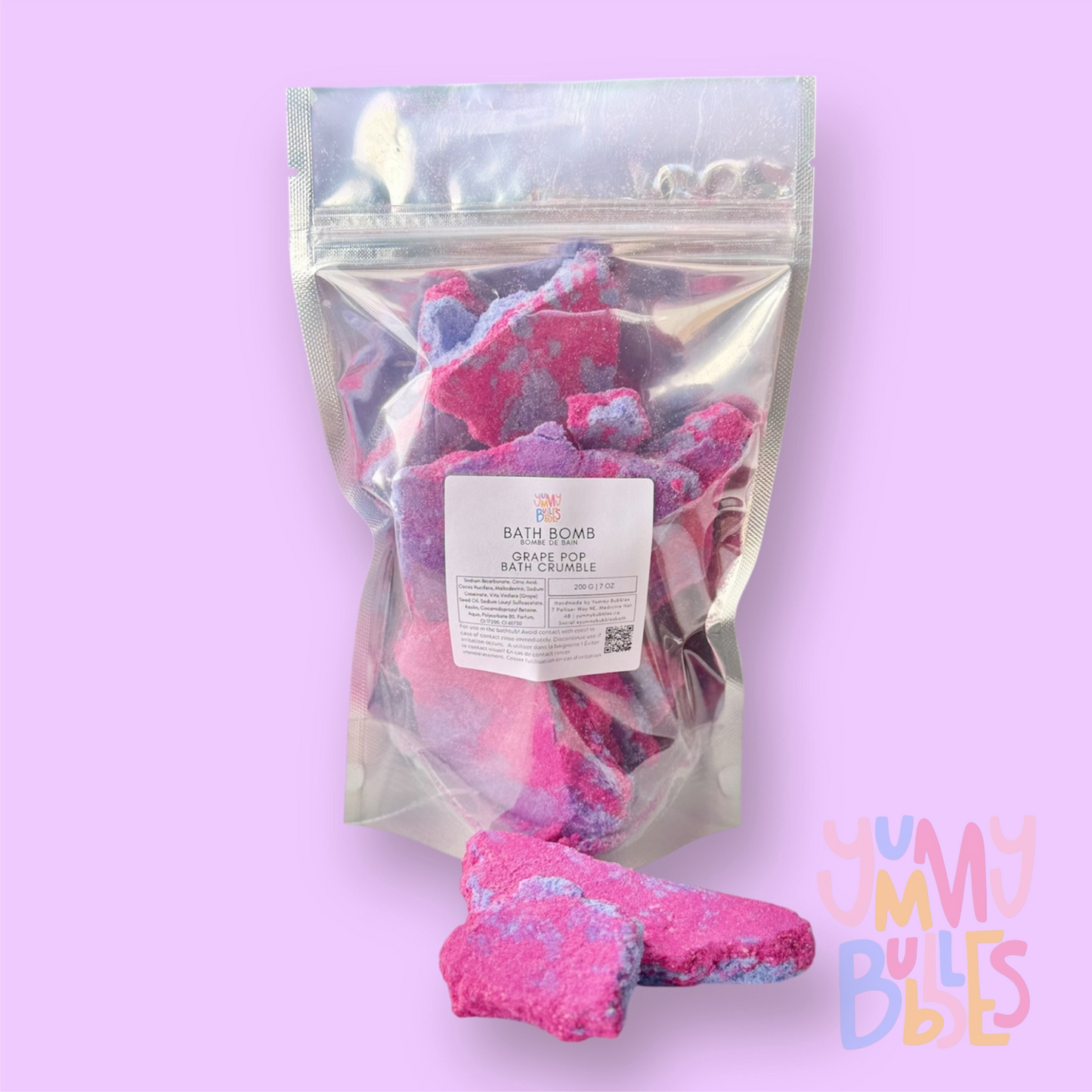 Bath Crumble - Grape Pop - 200 g