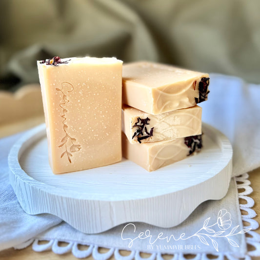Soap - Tallow Kombucha | Hibiscus + Rose Hip + French Pink Clay