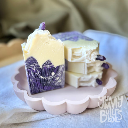 Soap - Geode Soap with Amethyst Crystal | Vegan