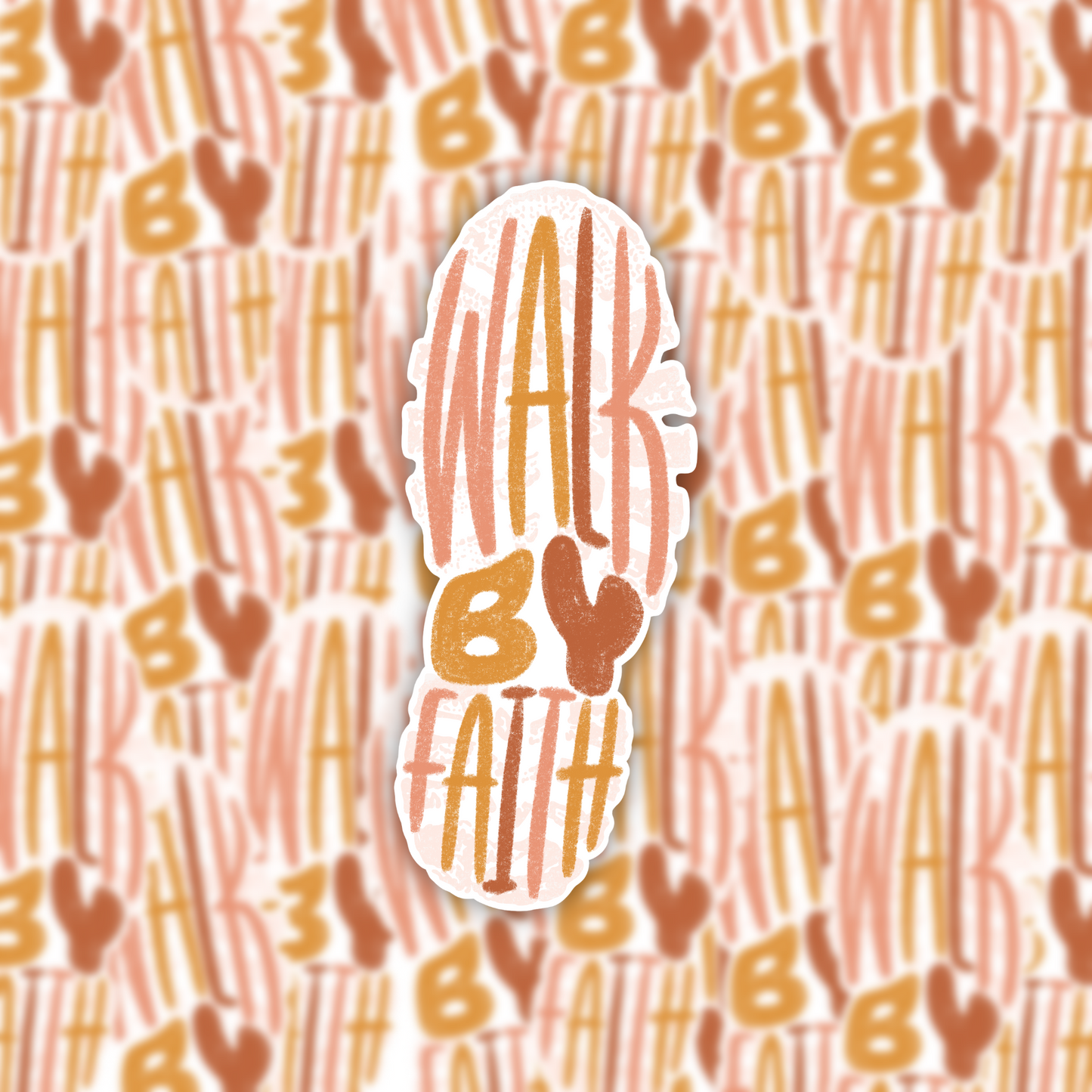 Walk by Faith Sticker