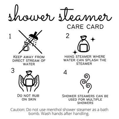 Menthol Shower Steamer - Thieves & Mint