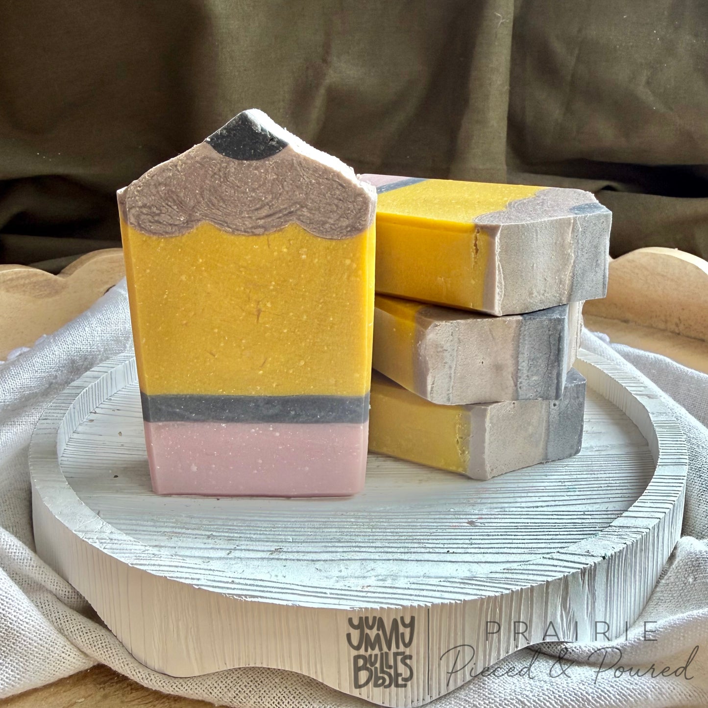 Soap - Artisan | Pencil Soap Yellow | Vegan