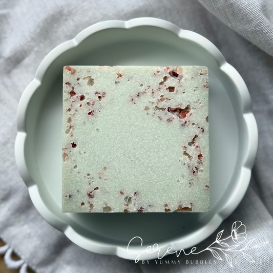 Salt Soap Bar - Wood Sage & Sea Salt | Vegan + Large Bar