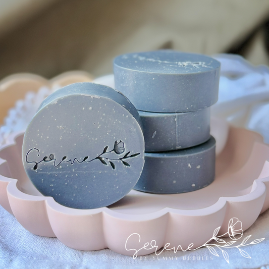 Soap - Tallow Face Bar | TeaTree + Bentonite Clay + Charcoal + Essential Oils