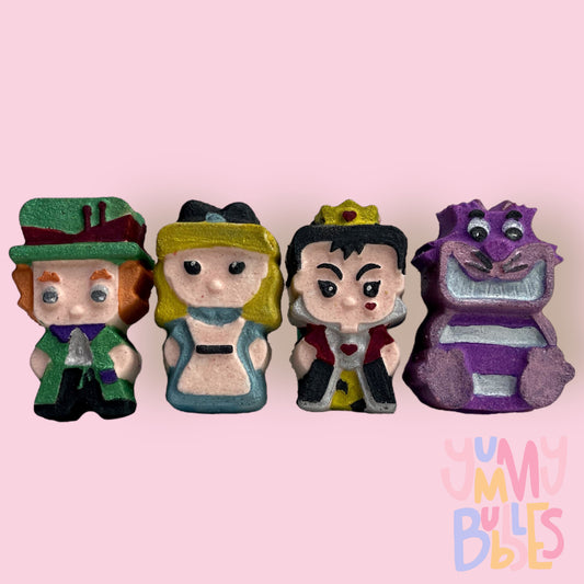 Character Bath Fizz - Alice and Crew (set of 4) - 240 g