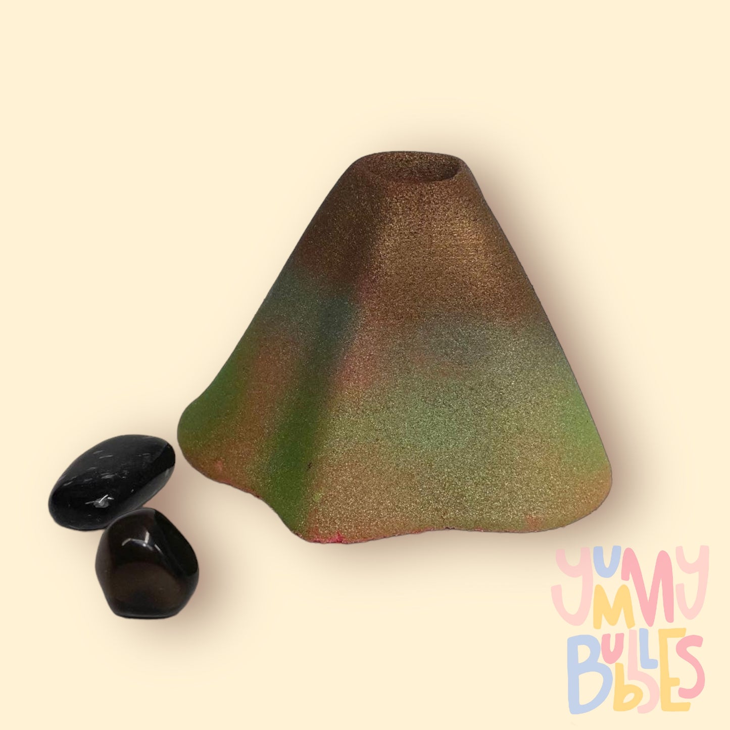 Bath Fizz - Volcano with Obsidian Rock inside - 200 g