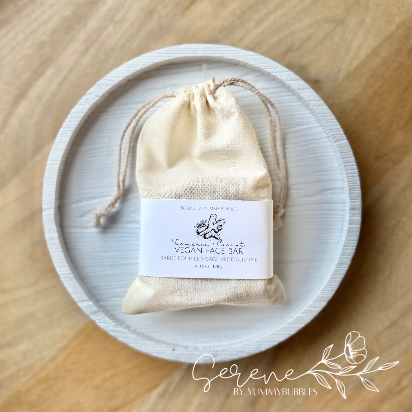 Soap - Turmeric Face Bar | Vegan + Fragrance Free