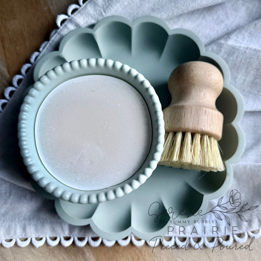 Kitchen Dish Soap | Lemon Basil | Vegan + Plastic Free + Eco Friendly + Essential Oils