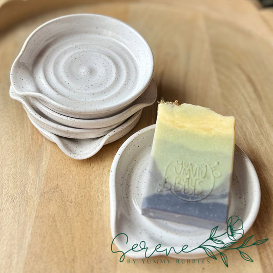 Accessories - Handmade Pottery Soap Dish by Medicine Hat artist.