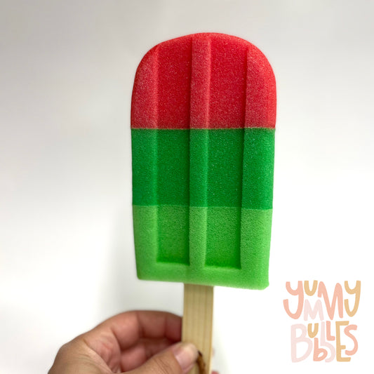 Bath Accessories - Popsicle (green green red)
